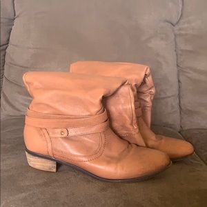 Slouchy Ankle High Brown Steve Madden Boots